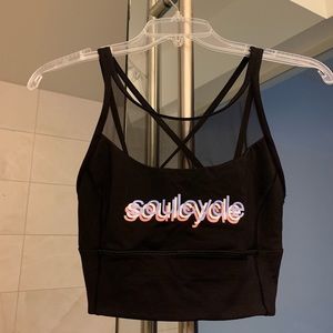 Lululemon soulcycle long line bra.